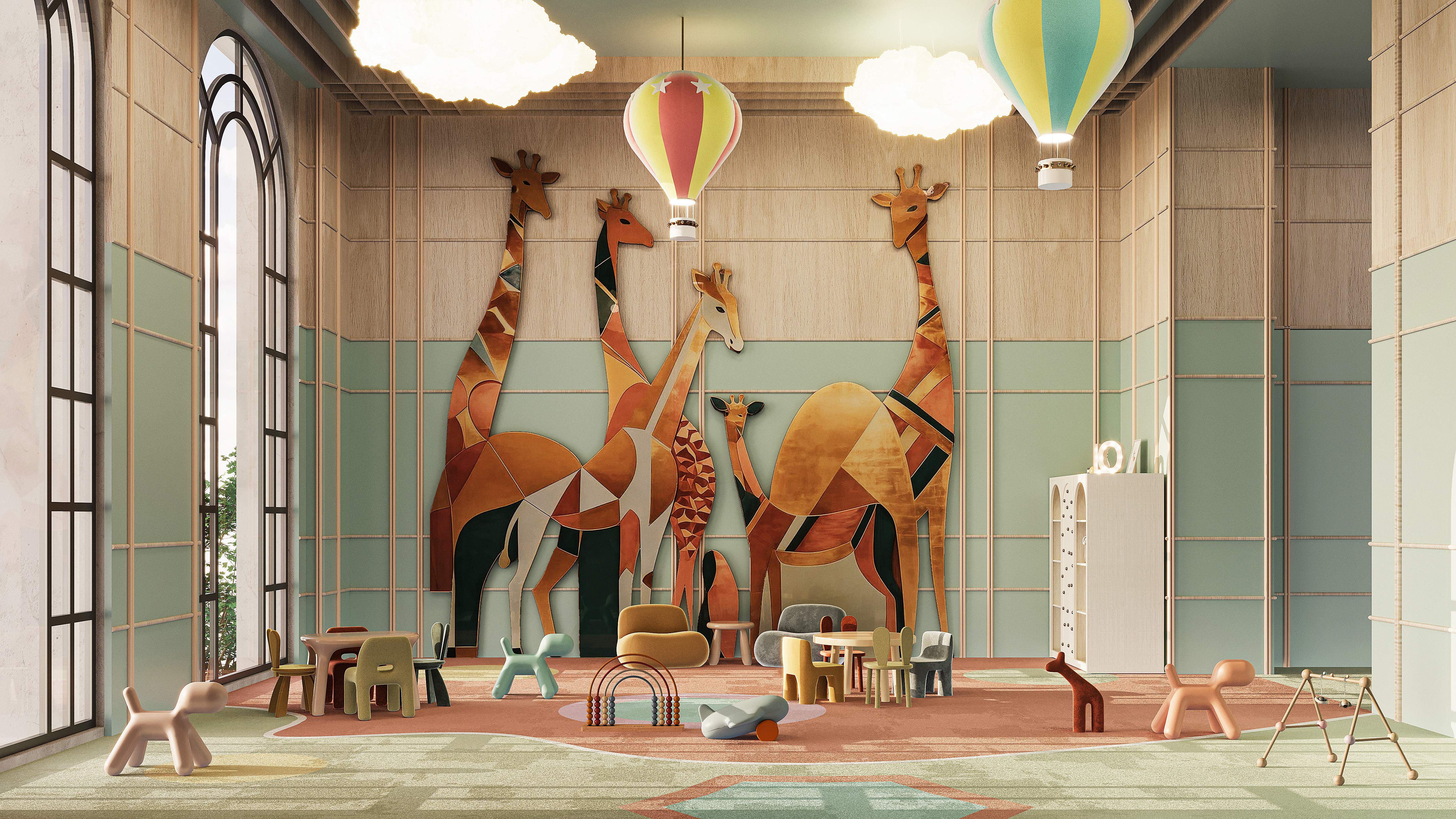 Kids play zone
